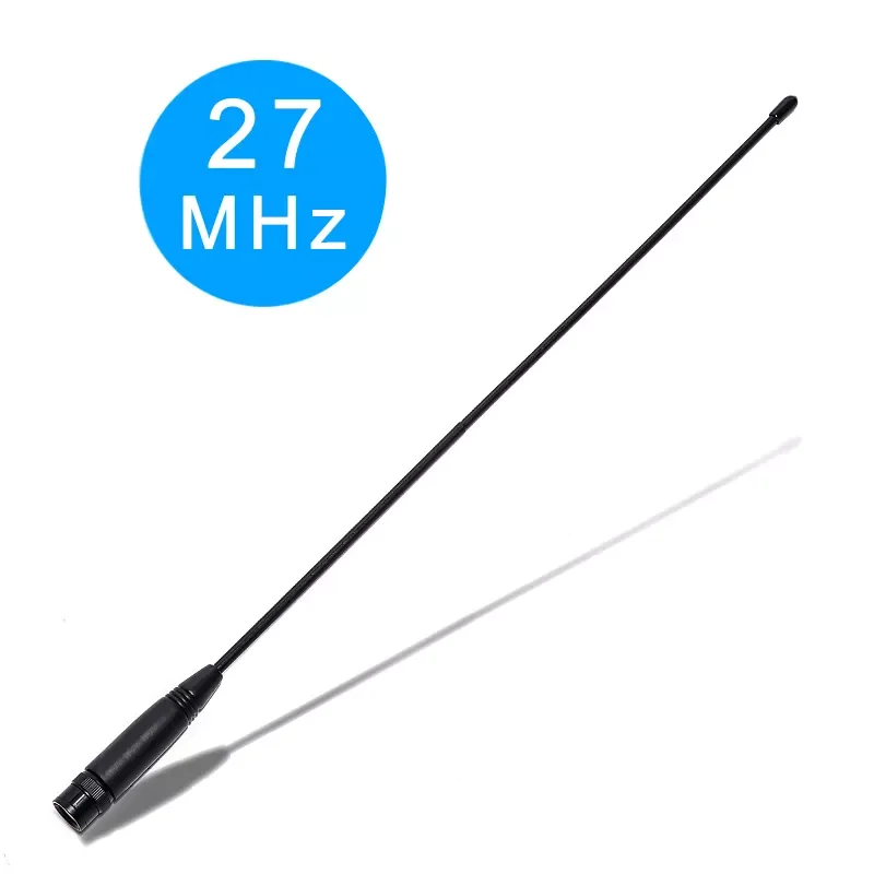 AR-771 27Mhz 39.5CM BNC Whip Antenna for Uniden Cobra RadioShack Midland Anytone Handheld/Portabl CB Radio
AR-771 27Mhz 39.5CM BNC Whip Antenna for Uniden Cobra RadioShack Midland Anytone Handheld/Portabl CB Radio