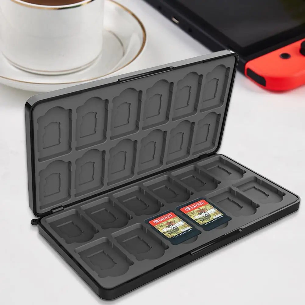 Game Card Case With 24 Game Card Slots 24 Micro Sd Card Slots Compatible For Nintendo Switch Oled Game Console Card 
Game Card Case With 24 Game Card Slots 24 Micro Sd Card Slots Compatible For Nintendo Switch Oled Game Console Card