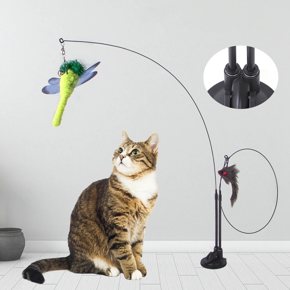 Interactive Cat Toy Funny Simulation Feather Bird with Bell Cat Stick Toy for Cats Kitten Play Teaser Wand Toy Pet Cat Supplies
Interactive Cat Toy Funny Simulation Feather Bird with Bell Cat Stick Toy for Cats Kitten Play Teaser Wand Toy Pet Cat Supplies
