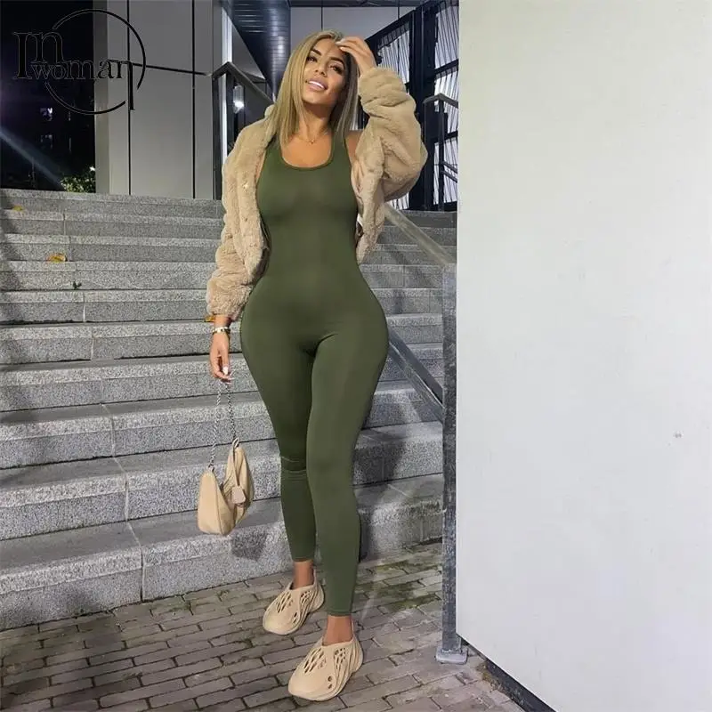 Inwoman Spring Fall O Neck White Jumpsuit Sexy 1 One Piece Club Outfits For Women 2022 Sleeveless Bodycon Pink Bodycon Jumpsuit
Inwoman Spring Fall O Neck White Jumpsuit Sexy 1 One Piece Club Outfits For Women 2022 Sleeveless Bodycon Pink Bodycon Jumpsuit