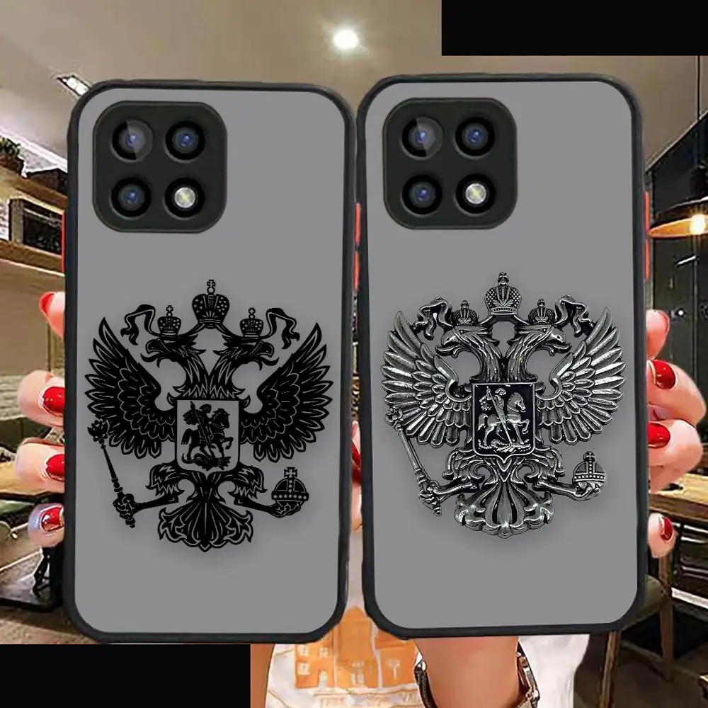 

Matte Case Funda Coque For OPPO A94 93 92 92S 91 83 74 73 72 71 59 57 55 16K 15 7 5 4G 5G 2020 2022 Case Russian Flag Insignia​