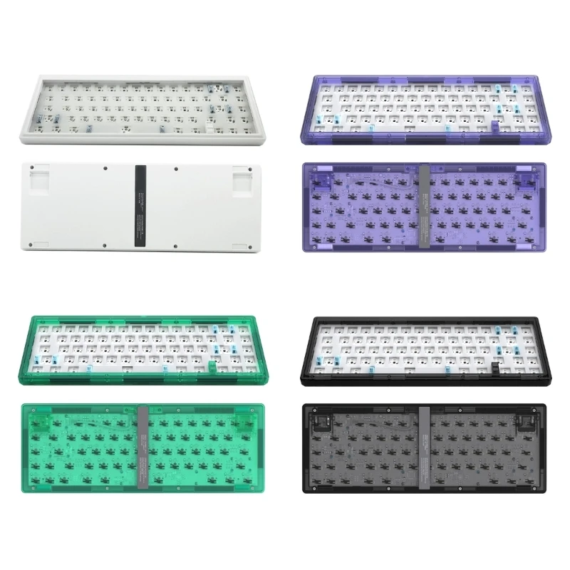 

HXBE CIY Gas67 Hotswap Gasket Structure Keyboard Kit DIY 65% RGB Customized Type-C