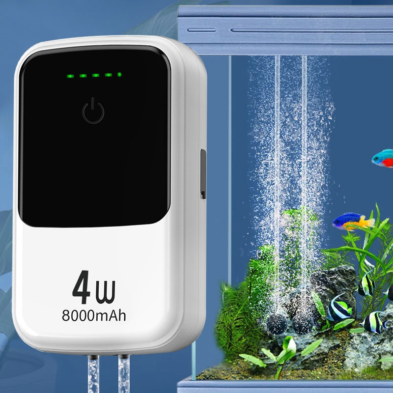 Сверхтихий аквариумный кислородный насос с зарядкой через USB, воздушный компрессор, кислородный насос для аквариума с одним двойным отверстием и обратным клапаном 3-4 Вт
Сверхтихий аквариумный кислородный насос с зарядкой через USB, воздушный компрессор, кислородный насос для аквариума с одним двойным отверстием и обратным клапаном 3-4 Вт