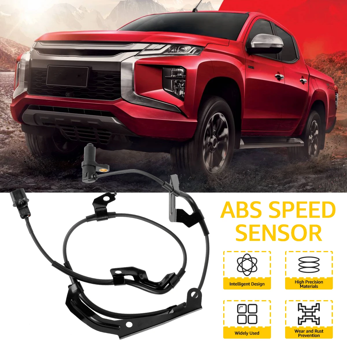 Датчик скорости колес ABS, совместимый с Sport II, передний левый датчик скорости колес ABS, Высокочувствительный антикоррозийный датчик скорости...
Датчик скорости колес ABS, совместимый с Sport II, передний левый датчик скорости колес ABS, Высокочувствительный антикоррозийный датчик скорости...