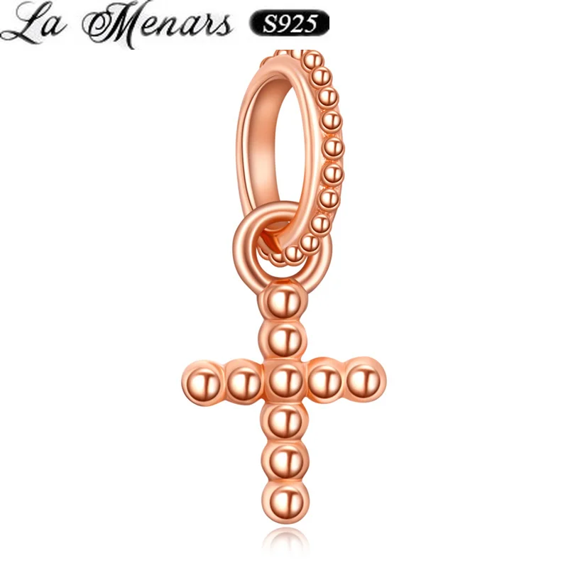 La Menars 925 Sterling Silver Rose Gold Cross Pendant for Women Cross Charms Fine Jewelry Fit Original Snake Bracelet
La Menars 925 Sterling Silver Rose Gold Cross Pendant for Women Cross Charms Fine Jewelry Fit Original Snake Bracelet