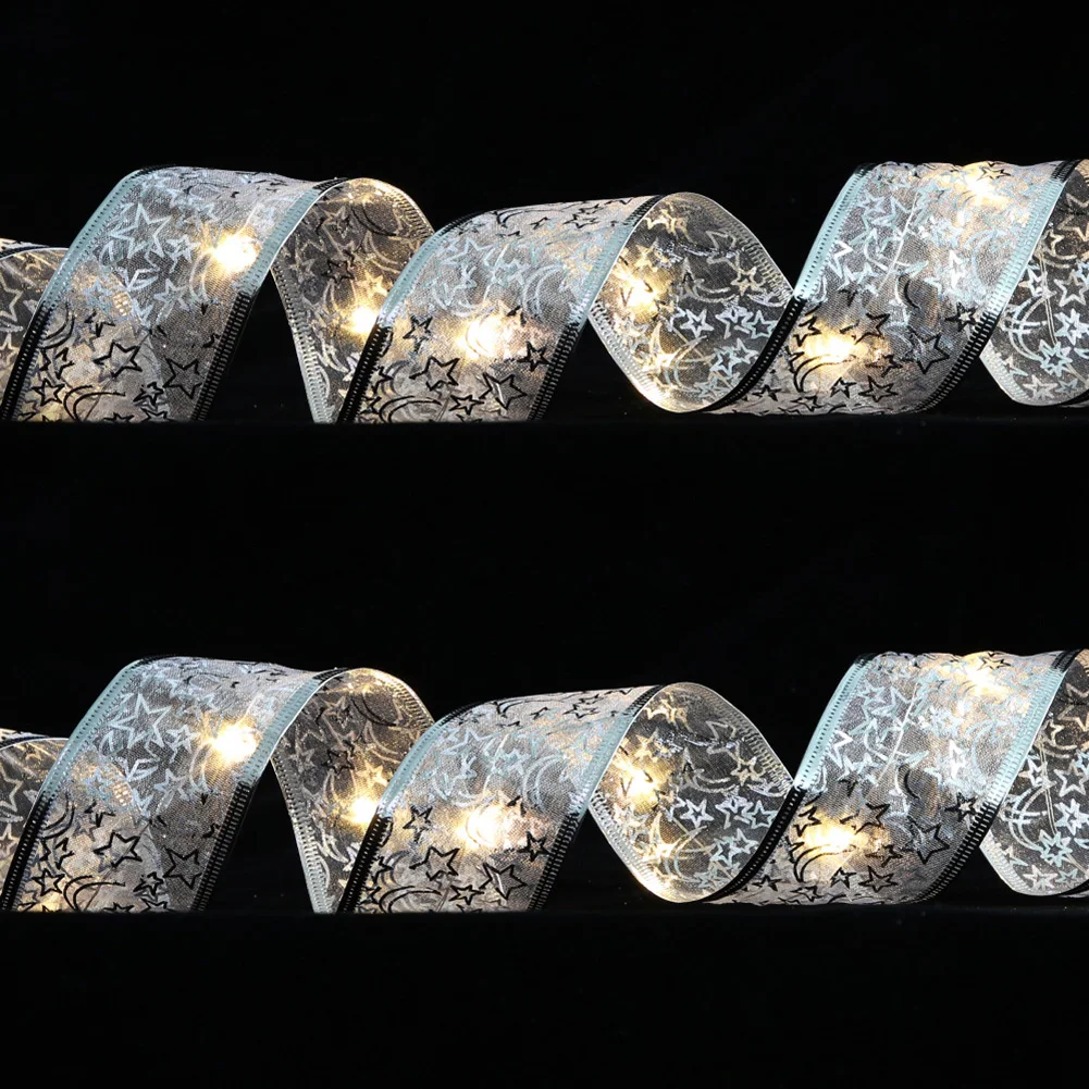Chriatmas Tree Curtain Light Hanging Ornaments Xmas Tree Ribbon Bows String Light Organza for Party Gift Wrapping Decor New Year
Chriatmas Tree Curtain Light Hanging Ornaments Xmas Tree Ribbon Bows String Light Organza for Party Gift Wrapping Decor New Year