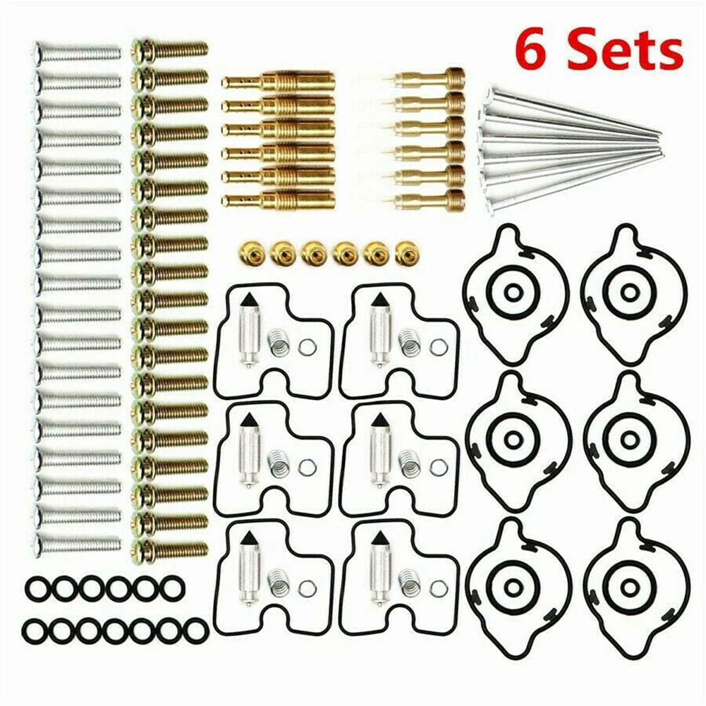 6pcs Carburetor Repair Kit For Honda GL1500CD Valkyrie 2001-2003 For GL1500CT Valkyrie Tourer 1998 - 2000 For GL1500G Valkyrie
6pcs Carburetor Repair Kit For Honda GL1500CD Valkyrie 2001-2003 For GL1500CT Valkyrie Tourer 1998 - 2000 For GL1500G Valkyrie