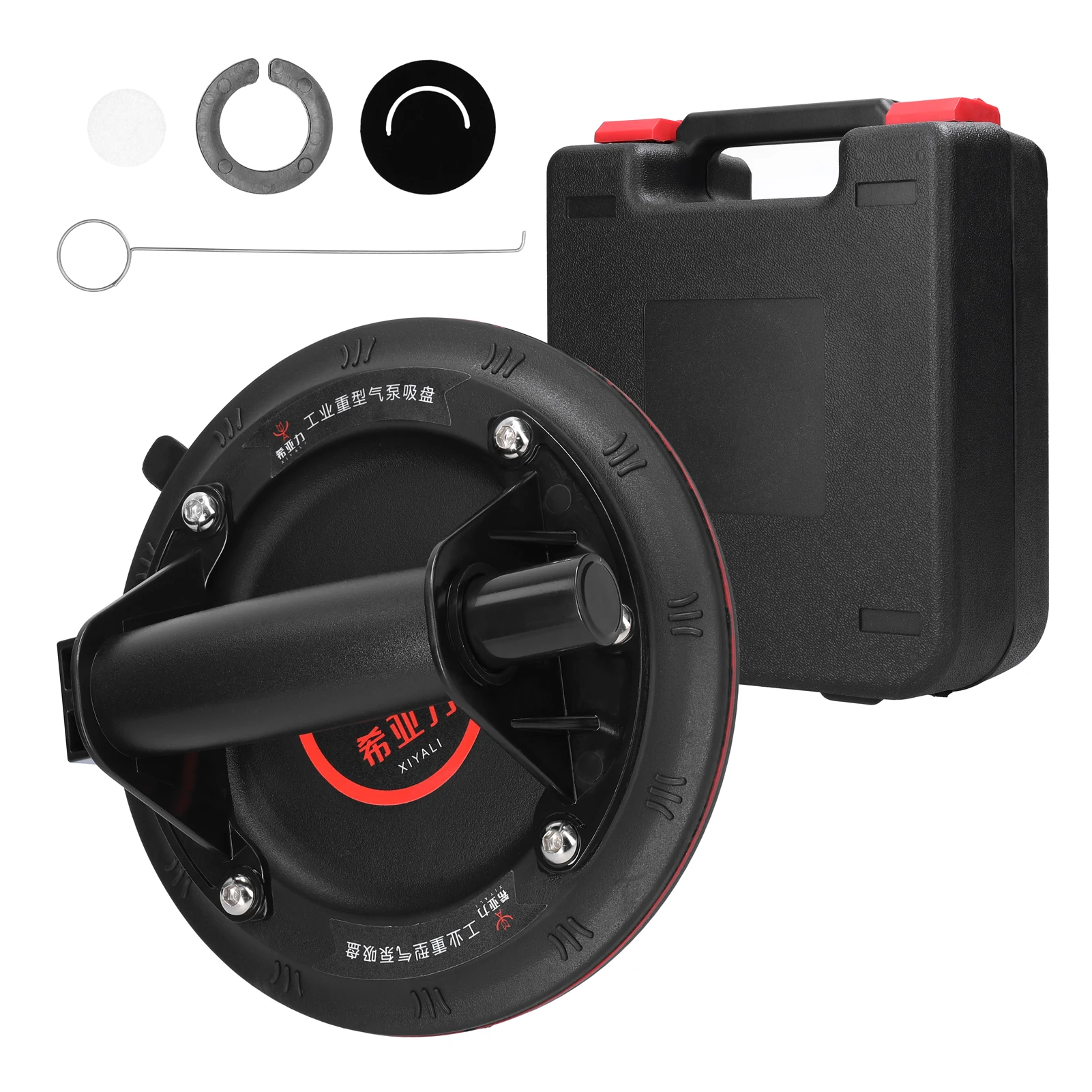Vacuum Suction Cup 200kg High Bearing Capacity Heavy Duty Vacuum Ceramic Tile Lifter for Granite Glass Lifting Tool
Vacuum Suction Cup 200kg High Bearing Capacity Heavy Duty Vacuum Ceramic Tile Lifter for Granite Glass Lifting Tool