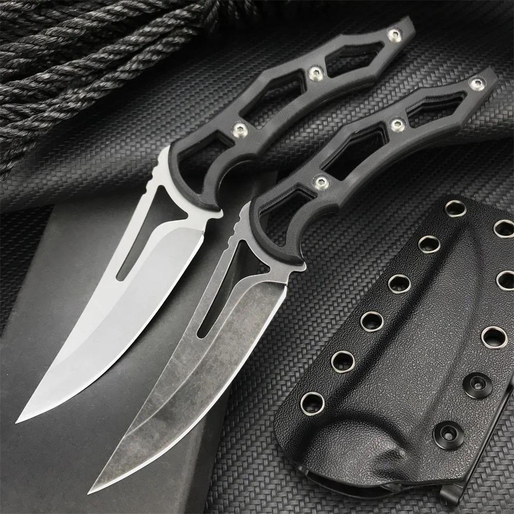 D2 Blade Portable Full Tang Fixed Knife G10 Handle Outdoor Camping Hunting Combat Knives Tactical Survival Multifunction Tool
D2 Blade Portable Full Tang Fixed Knife G10 Handle Outdoor Camping Hunting Combat Knives Tactical Survival Multifunction Tool