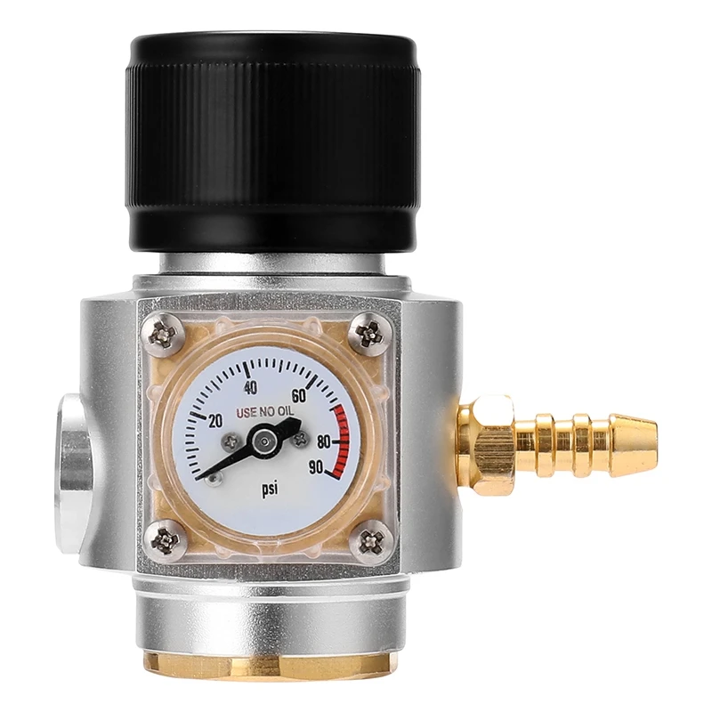 CO2 Mini Gas Charger 0-90 PSI Gauge For Soda Water Beer Kegerator Beer Homebrew Home Brew CO2 Regulator
CO2 Mini Gas Charger 0-90 PSI Gauge For Soda Water Beer Kegerator Beer Homebrew Home Brew CO2 Regulator
