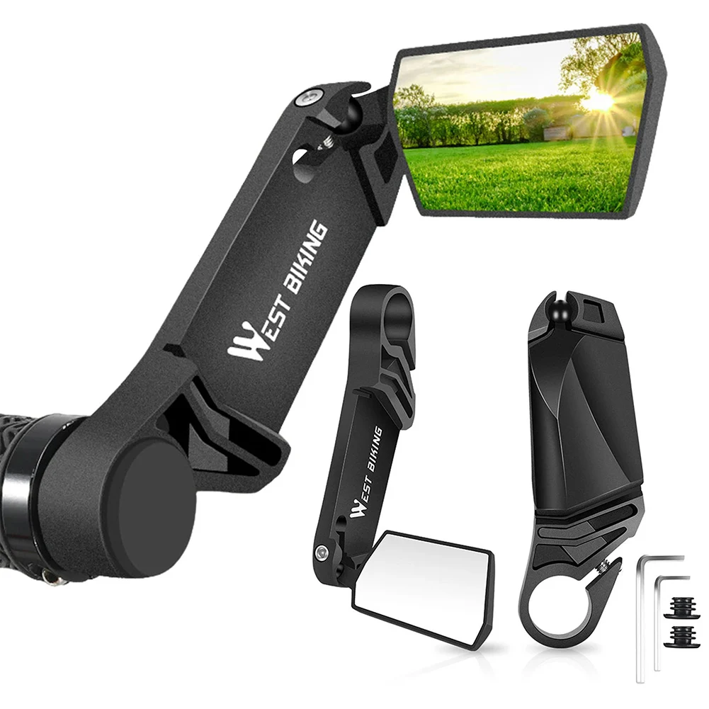 2Pcs Bicycle Rearview Mirror for 22mm Handlebars 360 Degrees Rotatable Foldable Rear View Glass Mirror for MTB Road Folding Bike
2Pcs Bicycle Rearview Mirror for 22mm Handlebars 360 Degrees Rotatable Foldable Rear View Glass Mirror for MTB Road Folding Bike