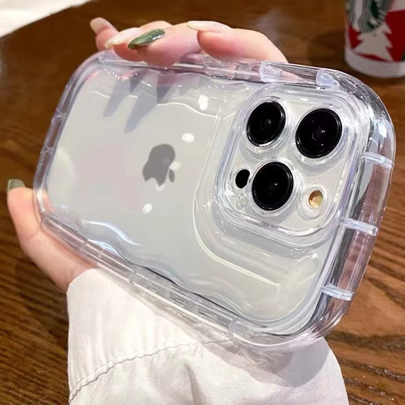 Двойная подушка безопасности Защита волнистый узор чехол для телефона Iphone 14 13 12 11 Promax Xs Xr Max 7 8 Plus Мягкий чехол мыло толстый подходит 
Двойная подушка безопасности Защита волнистый узор чехол для телефона Iphone 14 13 12 11 Promax Xs Xr Max 7 8 Plus Мягкий чехол мыло толстый подходит