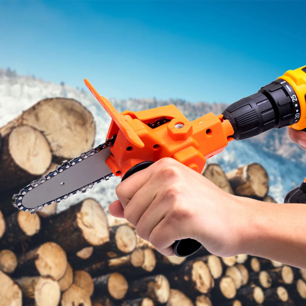 Portable Electric Chainsaw Adapter Electric Drill Modified To Electric Chain Saw Converter Adapter Woodworking Power Tool
Portable Electric Chainsaw Adapter Electric Drill Modified To Electric Chain Saw Converter Adapter Woodworking Power Tool