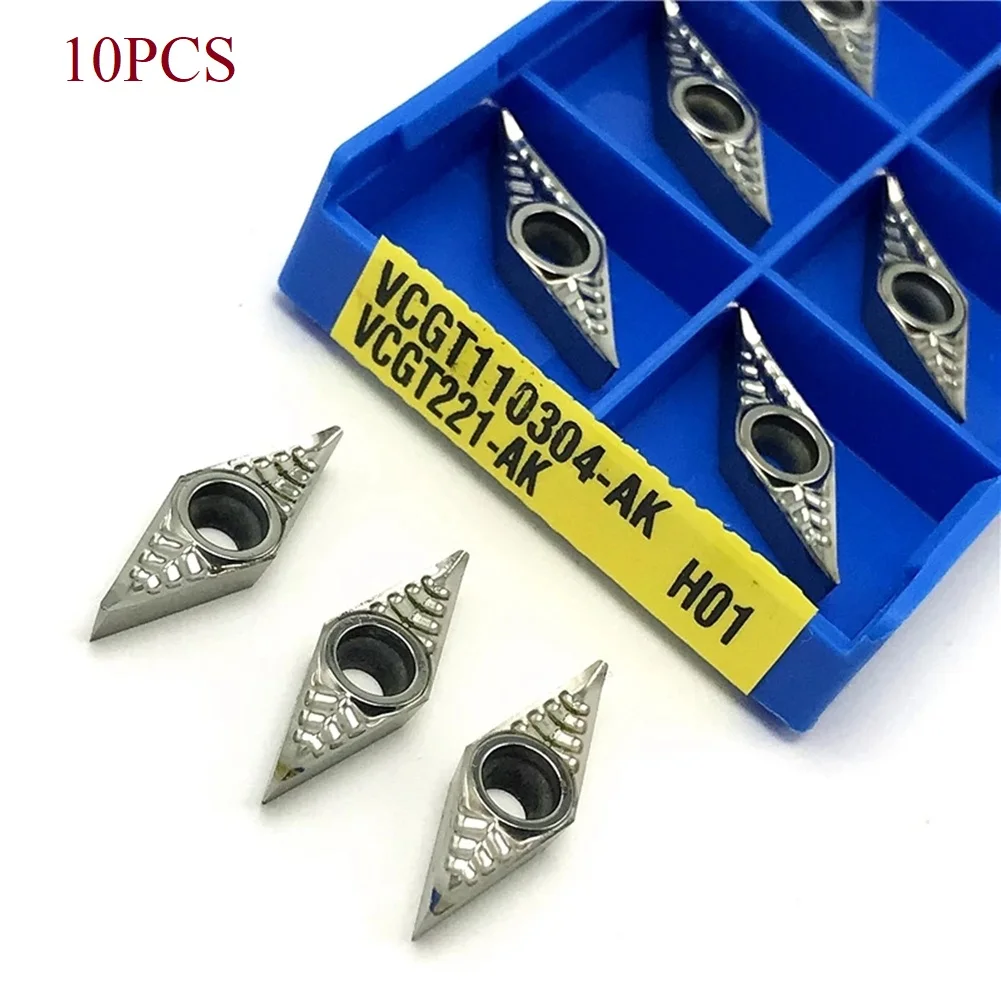 Aluminum Inserts Metal Wood Turning Tools For Aluminum VCGT110304-AK H01 VCGT220.5-AK CNC Carbide Aluminum Turning Inserts
Aluminum Inserts Metal Wood Turning Tools For Aluminum VCGT110304-AK H01 VCGT220.5-AK CNC Carbide Aluminum Turning Inserts