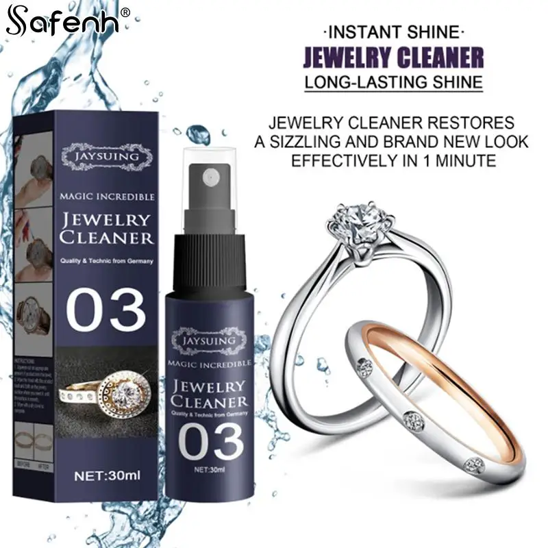 1set /1pcs 50ML/30ML Jewelry Cleaner Cleaning Solution Tarnish Remover Diamonds Color Gold Jewelry Stain Clean Spray
1set /1pcs 50ML/30ML Jewelry Cleaner Cleaning Solution Tarnish Remover Diamonds Color Gold Jewelry Stain Clean Spray