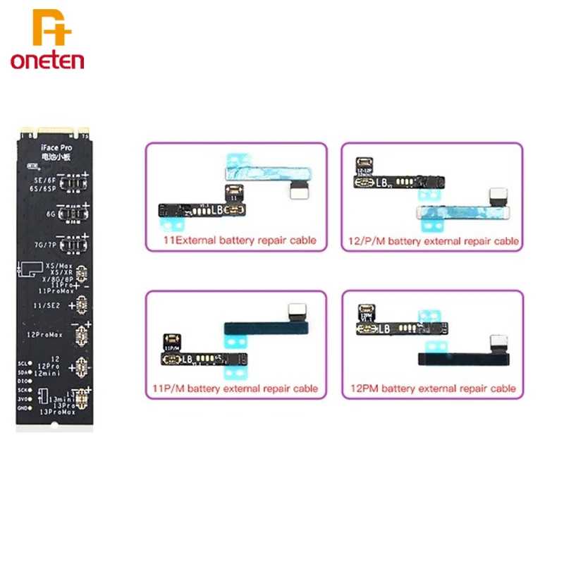 2 шт./компл. гибкий кабель аккумулятора Luban для iPhone 12 11 Pro MAX, внешний кабель, инструменты для чтения, записи, восстановления и исправления здор...
2 шт./компл. гибкий кабель аккумулятора Luban для iPhone 12 11 Pro MAX, внешний кабель, инструменты для чтения, записи, восстановления и исправления здор...