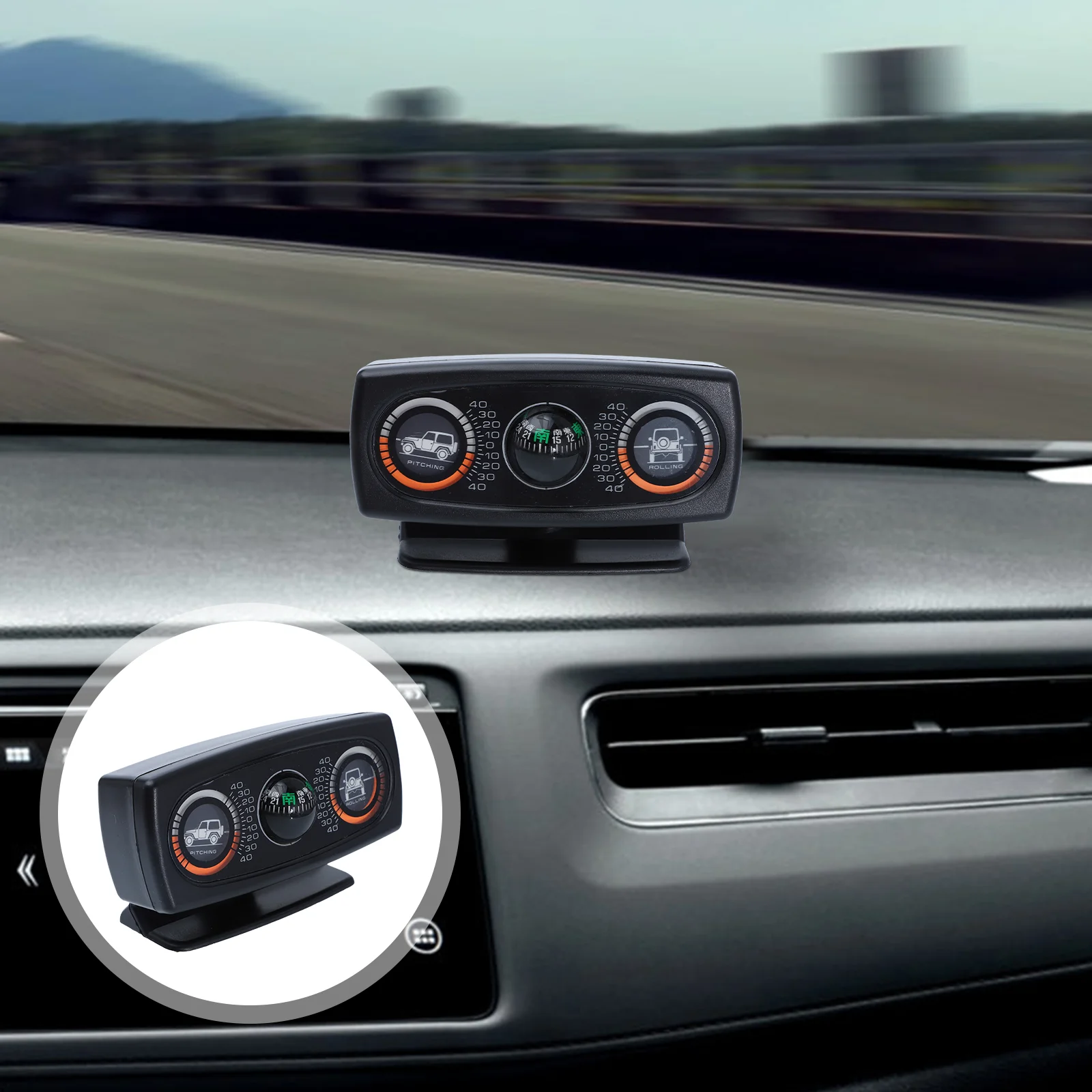 Vehicle Balancer Inclinometer Level Meter Car Auto Balance Device Compass Angle Slope Finder Gradient
Vehicle Balancer Inclinometer Level Meter Car Auto Balance Device Compass Angle Slope Finder Gradient