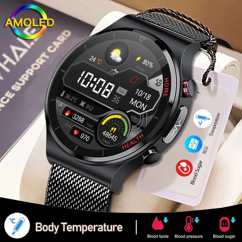 2023 Blood Sugar ECG+PPG Smart Watch Men Sangao Laser Health Heart Rate Fitness Sports Watches IP68 Waterproof Smartwatch Women
2023 Blood Sugar ECG+PPG Smart Watch Men Sangao Laser Health Heart Rate Fitness Sports Watches IP68 Waterproof Smartwatch Women