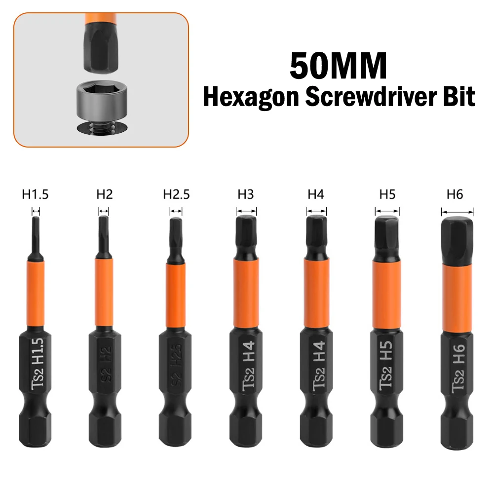 1/4 Inch Hex Shank 50mm Alloy Steel Screwdriver Bit Quick Change Impact Driver Power Drill Bit For Electric Screwdriver
1/4 Inch Hex Shank 50mm Alloy Steel Screwdriver Bit Quick Change Impact Driver Power Drill Bit For Electric Screwdriver
