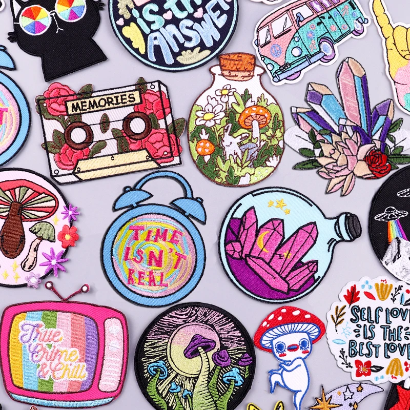 Diamond Flower Embroidery Patch Mushroom Iron On Patches For Clothing Thermoadhesive Patches On Clothes TV Cartoon Patch Sticker
Diamond Flower Embroidery Patch Mushroom Iron On Patches For Clothing Thermoadhesive Patches On Clothes TV Cartoon Patch Sticker