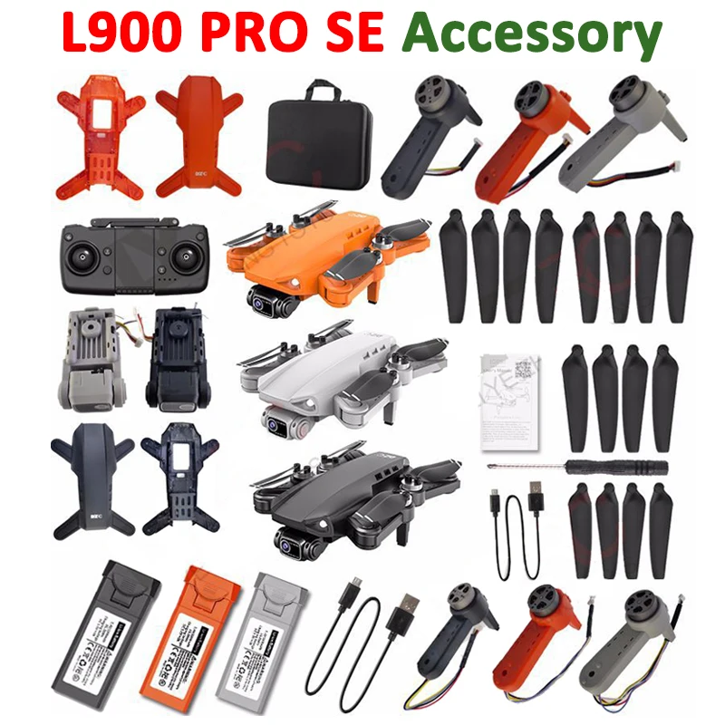 L900 Pro SE GPS Drone Original Full Set Spare Part Body Shell Controller Propeller Front Rear Arm with Engine Battery HD Camera
L900 Pro SE GPS Drone Original Full Set Spare Part Body Shell Controller Propeller Front Rear Arm with Engine Battery HD Camera