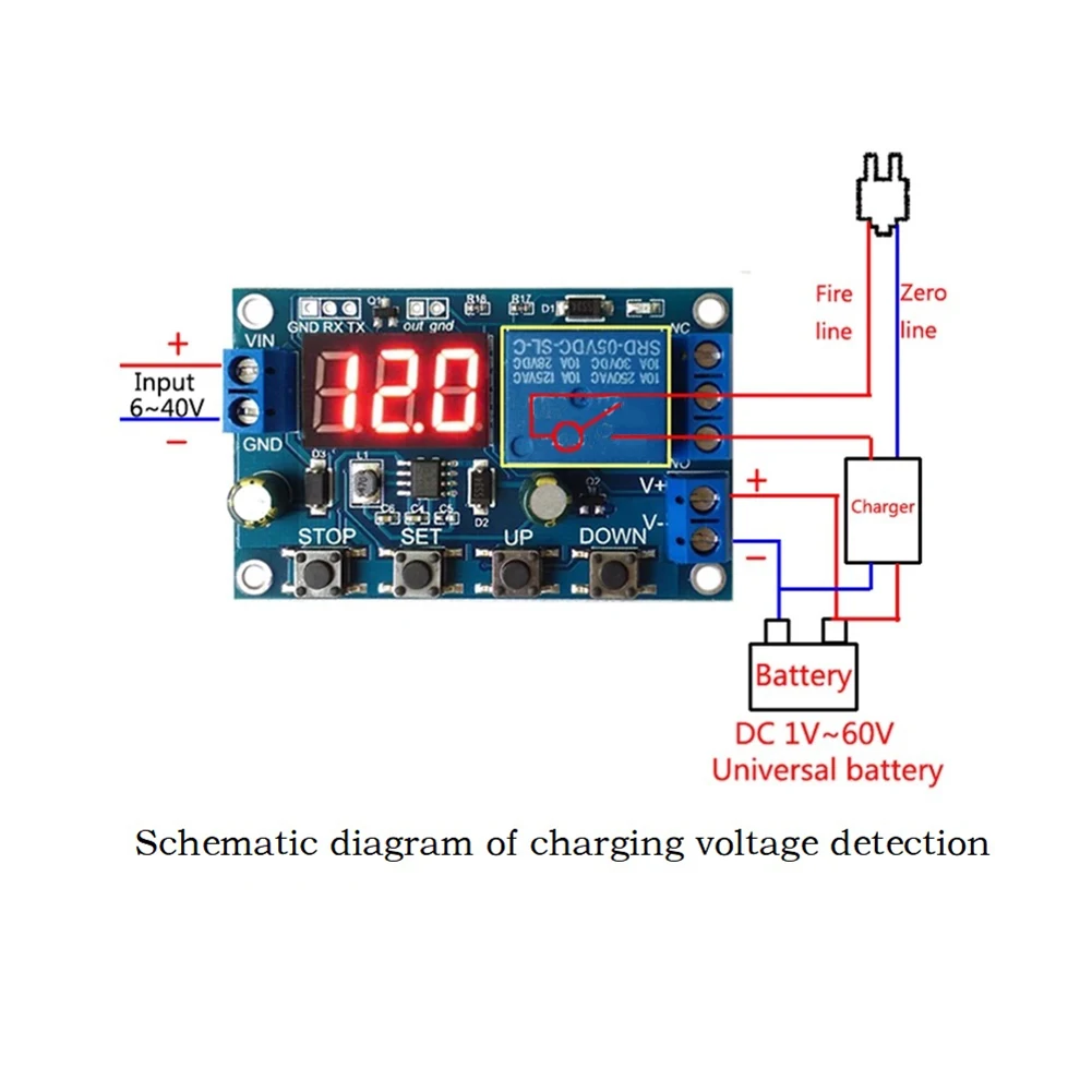 DC 6-40V Battery Protection Board Charger Discharger Control Switch Undervoltage Protection Board Electric Tools
DC 6-40V Battery Protection Board Charger Discharger Control Switch Undervoltage Protection Board Electric Tools