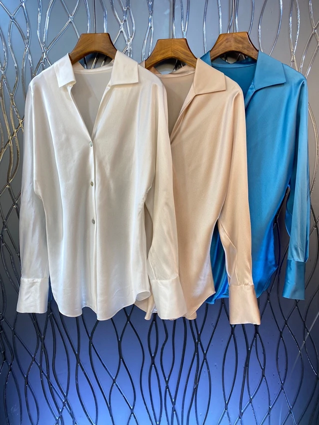 2023 new women fashion long sleeve sexy casual lapel solid color decorative versatile top shirt 0803
2023 new women fashion long sleeve sexy casual lapel solid color decorative versatile top shirt 0803