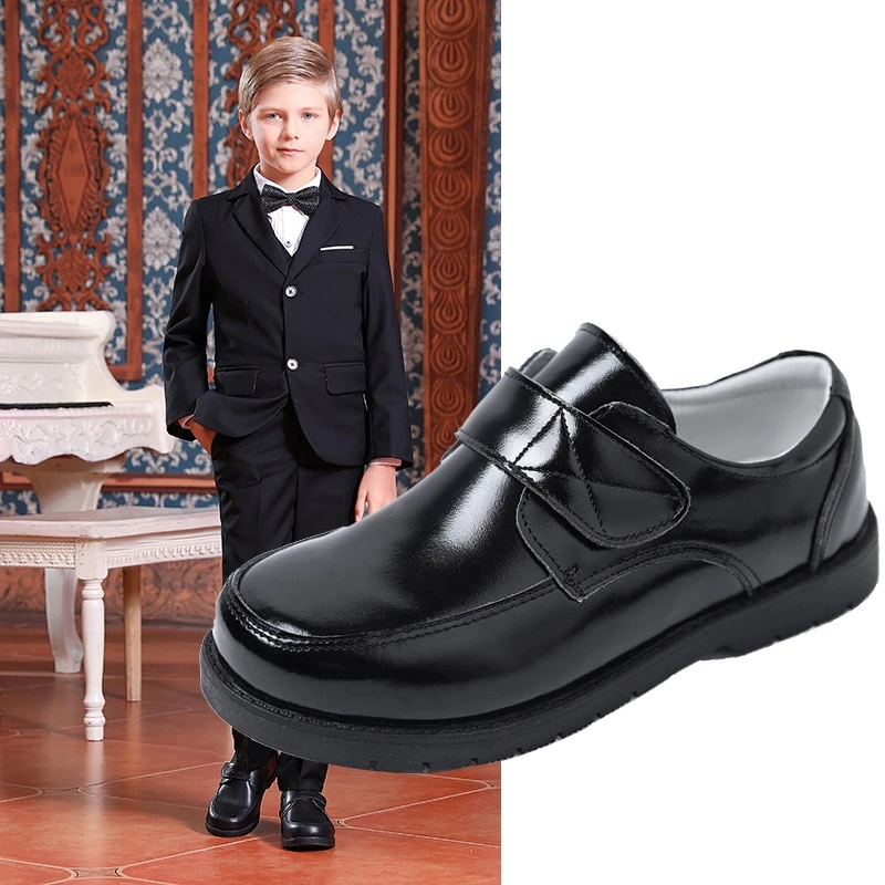 New Boys Leather Shoes Children Black White Genuine Leather Soft Bottom Toddler Flats Baby Student Performance Kids Shoes 02A
New Boys Leather Shoes Children Black White Genuine Leather Soft Bottom Toddler Flats Baby Student Performance Kids Shoes 02A