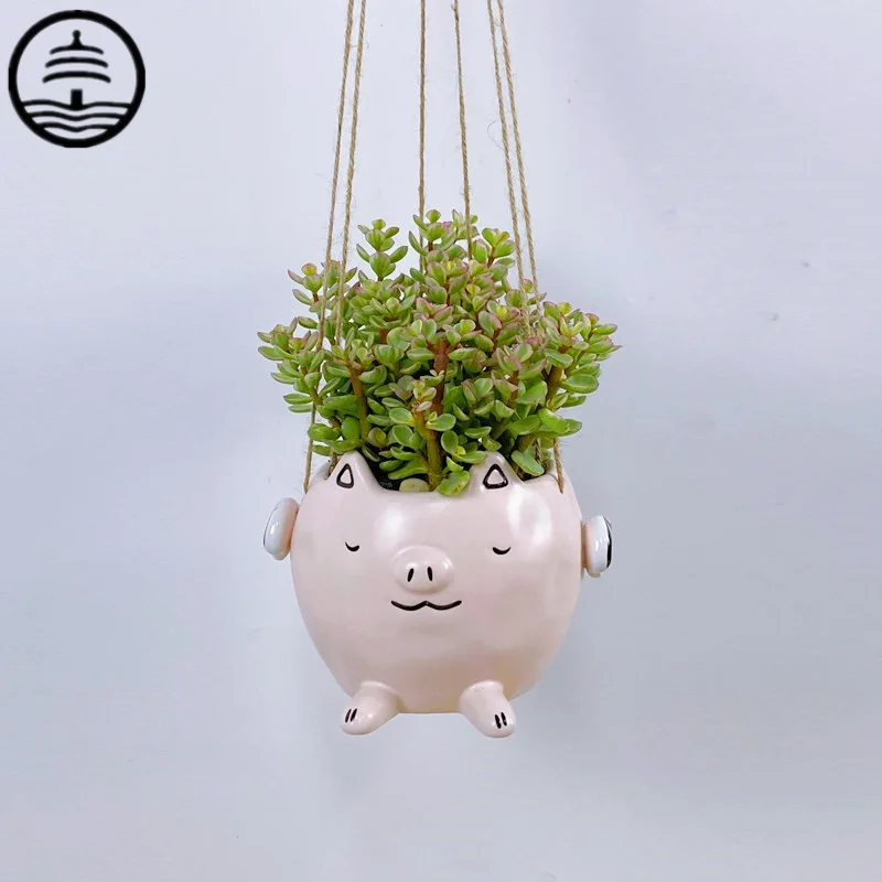Скандинавская розовая ваза GUANG BAO TA для маленькой свиньи, Художественная Скульптура, керамика, ручная работа, пеньковая веревка, подвесной т...
Скандинавская розовая ваза GUANG BAO TA для маленькой свиньи, Художественная Скульптура, керамика, ручная работа, пеньковая веревка, подвесной т...