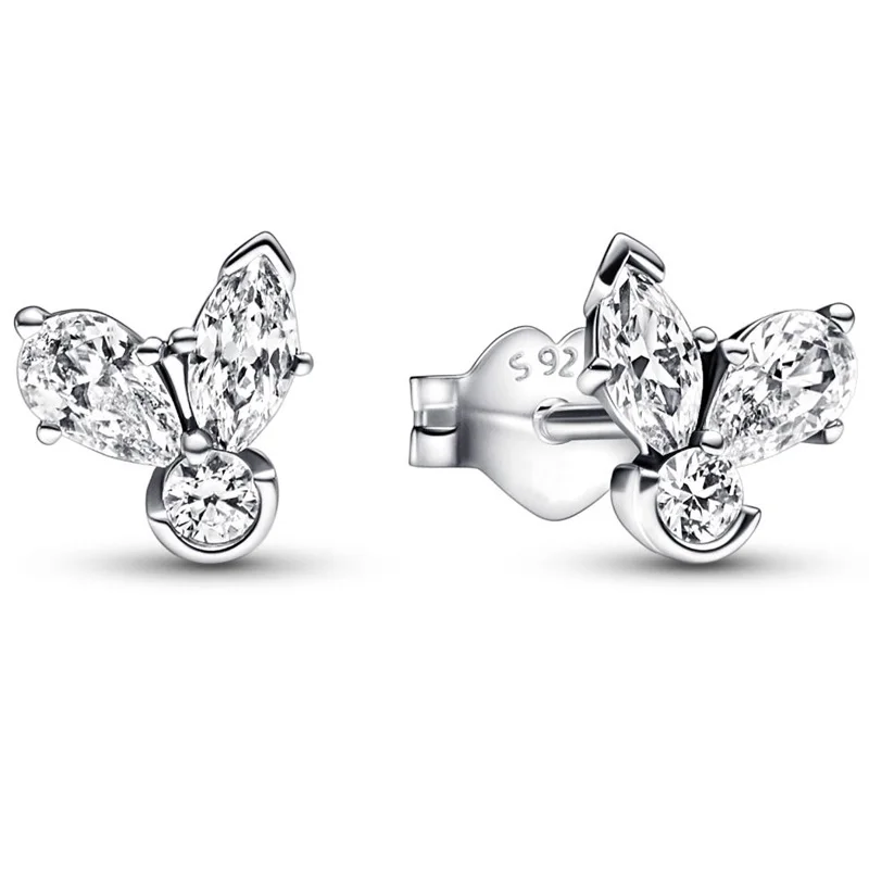 Authentic 925 Sterling Silver Timeless Sparkling Herbarium Cluster Stud Earring For Women Wedding Fashion Jewelry
Authentic 925 Sterling Silver Timeless Sparkling Herbarium Cluster Stud Earring For Women Wedding Fashion Jewelry