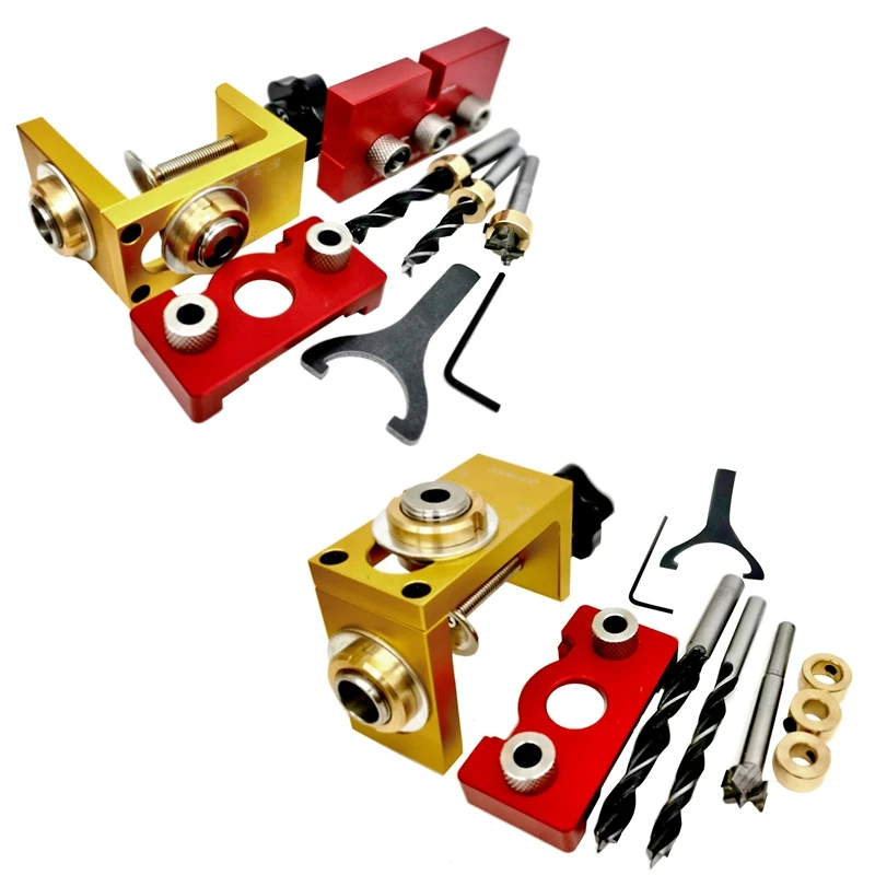 3 In 1 Dowel Jig Aluminum Alloy Pocket Hole Jig 8/10/15Mm Drill Guide Locator For Wood Board Splicing Tool
3 In 1 Dowel Jig Aluminum Alloy Pocket Hole Jig 8/10/15Mm Drill Guide Locator For Wood Board Splicing Tool