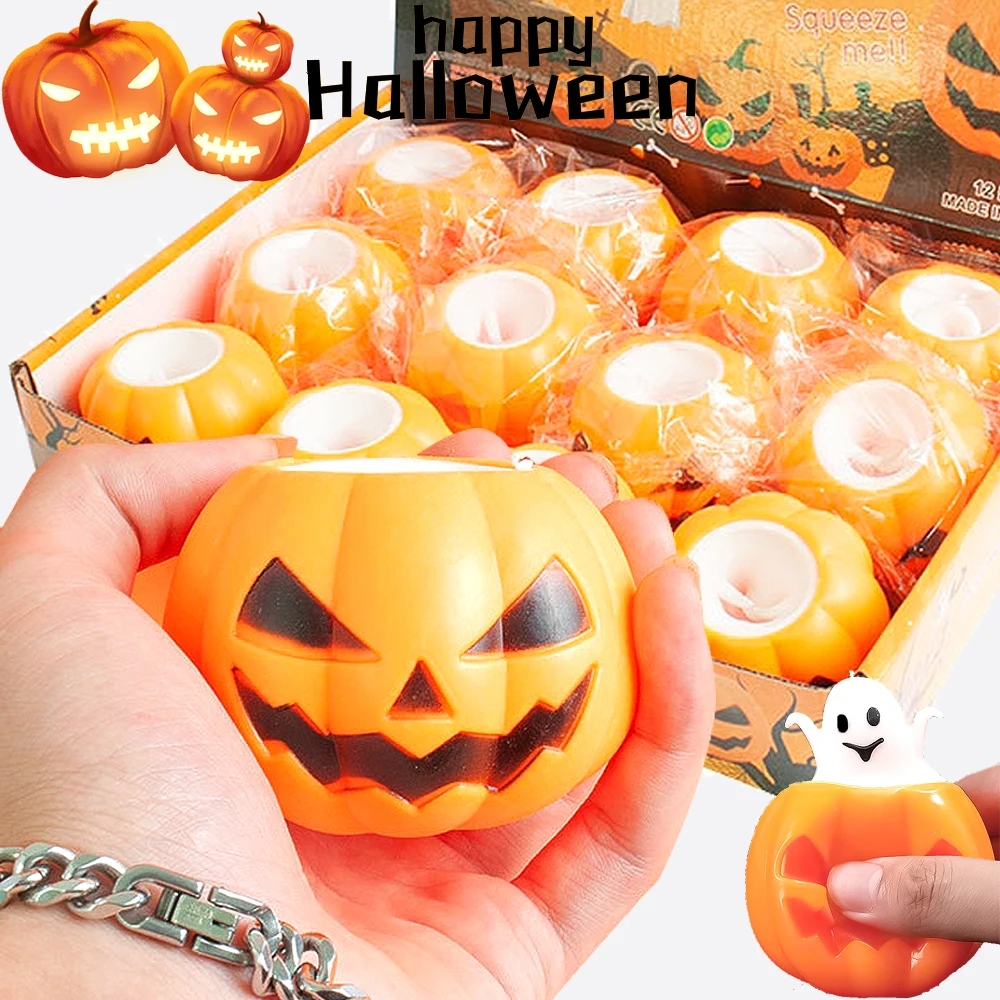 Halloween Decompression Toy Funny Kawaii Pumpkin Ghost Squeeze Adult Kid Relief Stress Toys Ball Halloween Party Decoration Prop
Halloween Decompression Toy Funny Kawaii Pumpkin Ghost Squeeze Adult Kid Relief Stress Toys Ball Halloween Party Decoration Prop