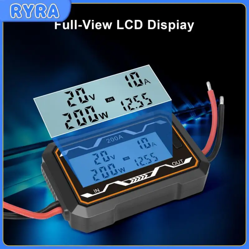100/150/200A Voltmeter Ammeter RC Car Battery Tester Voltage Power Energy Electric Current Monitor Meter Digital Wattmeter 
100/150/200A Voltmeter Ammeter RC Car Battery Tester Voltage Power Energy Electric Current Monitor Meter Digital Wattmeter