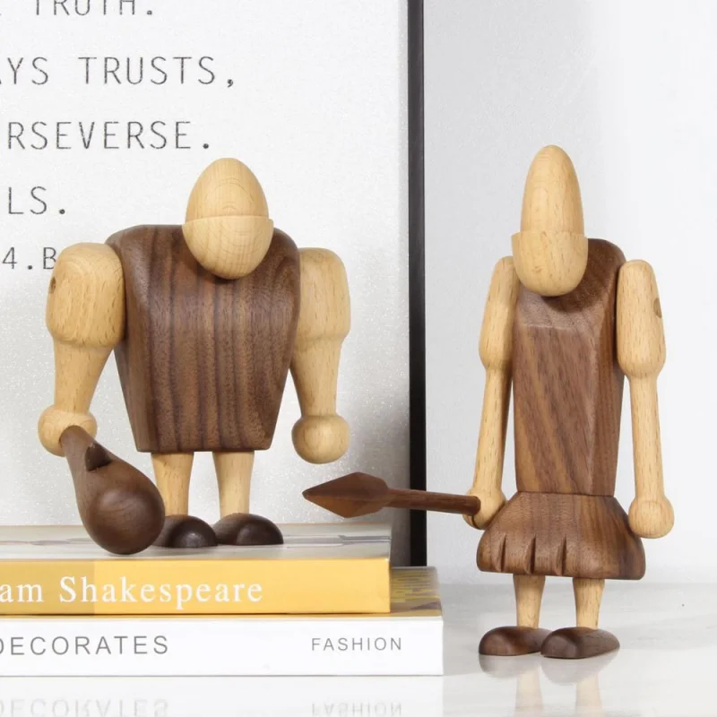 Nordic Style Wood Carving Figurines Creative Home Decoration Figure Black Walnut Primitive Brother Room Decor Crafts & Gifts
Nordic Style Wood Carving Figurines Creative Home Decoration Figure Black Walnut Primitive Brother Room Decor Crafts & Gifts