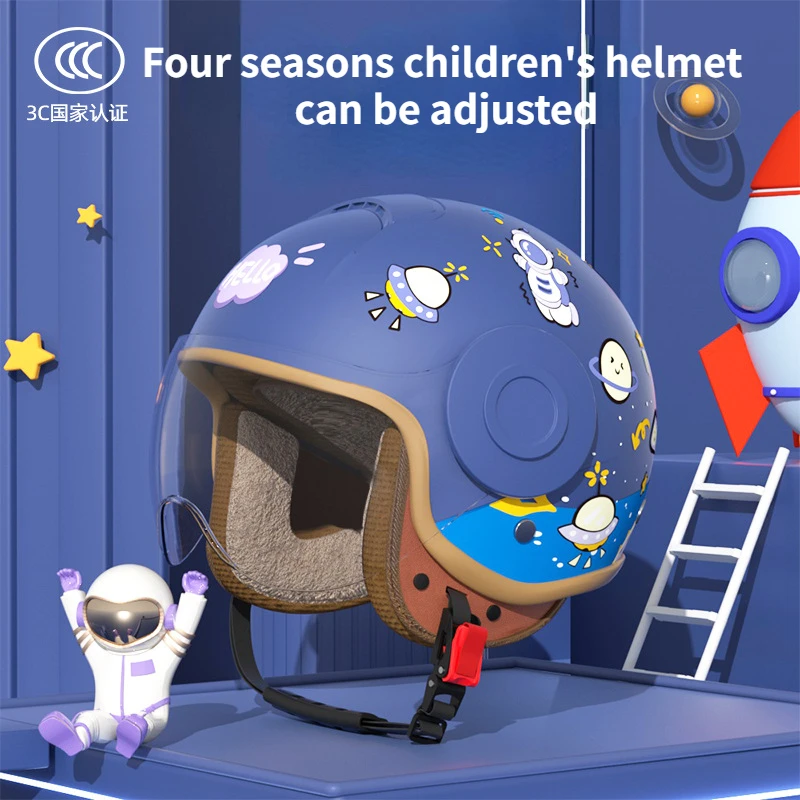 Children's Helmet BYB 50S New 3C Certified Four Seasons Cartoon Electric Car Helmet Four Seasons Helmet for Boys and Girls
Children's Helmet BYB 50S New 3C Certified Four Seasons Cartoon Electric Car Helmet Four Seasons Helmet for Boys and Girls