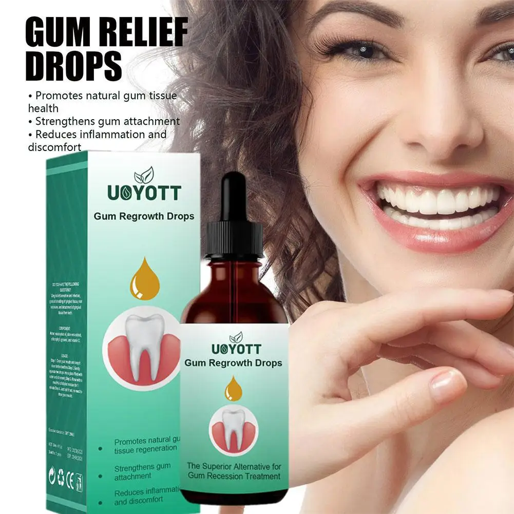 30ml Gum Repair Drops Gingival Regrowth Relieve Mouth Pain Tooth Gum Hygiene Treatment Periodontal Oral Cleaning Blistering M2E6
30ml Gum Repair Drops Gingival Regrowth Relieve Mouth Pain Tooth Gum Hygiene Treatment Periodontal Oral Cleaning Blistering M2E6