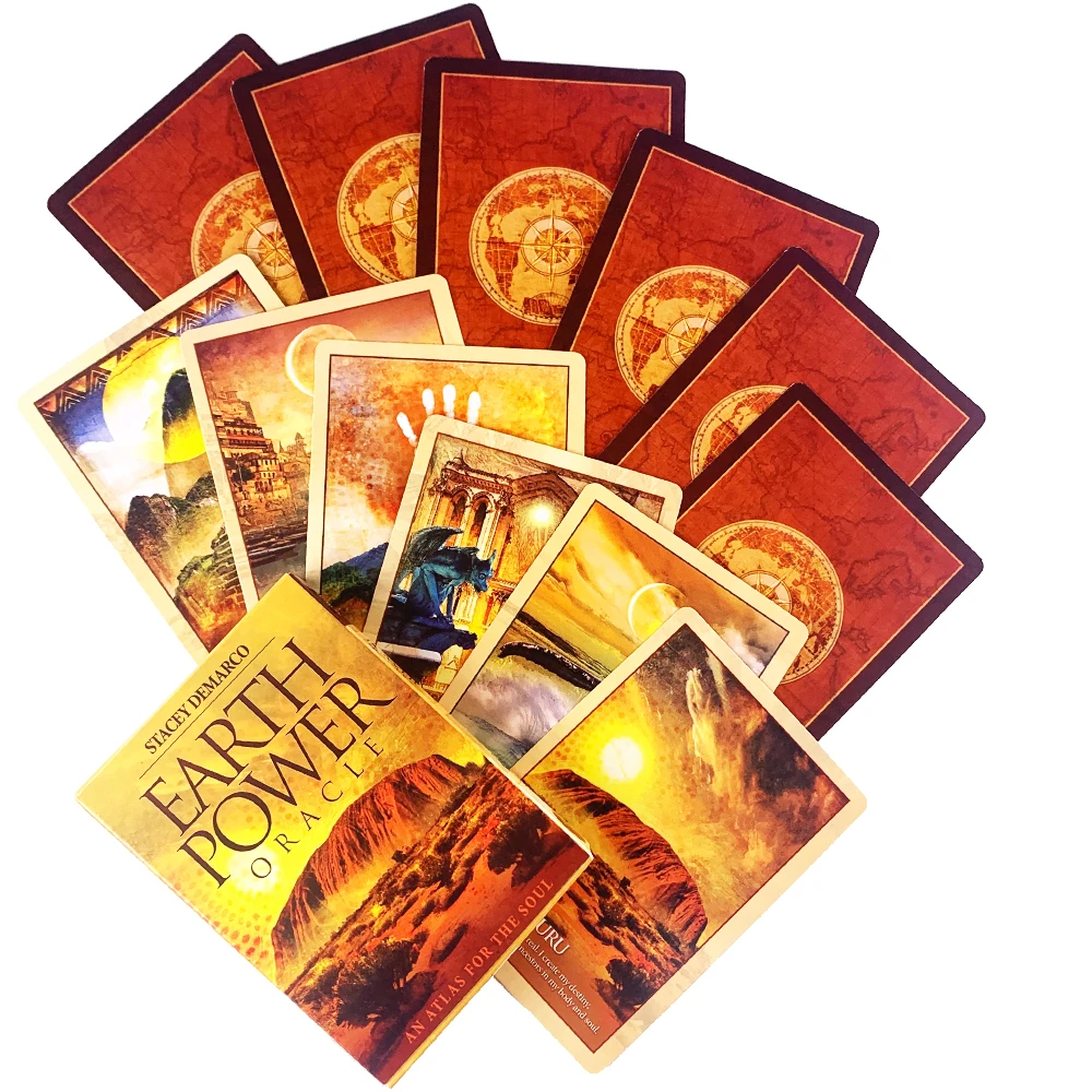 Earth Power Oracle Tarot Cards Astrology Tarot Decks Oracle Cards Board Game Tarot Cards with PDF Book Oracle Deck Card Games
Earth Power Oracle Tarot Cards Astrology Tarot Decks Oracle Cards Board Game Tarot Cards with PDF Book Oracle Deck Card Games