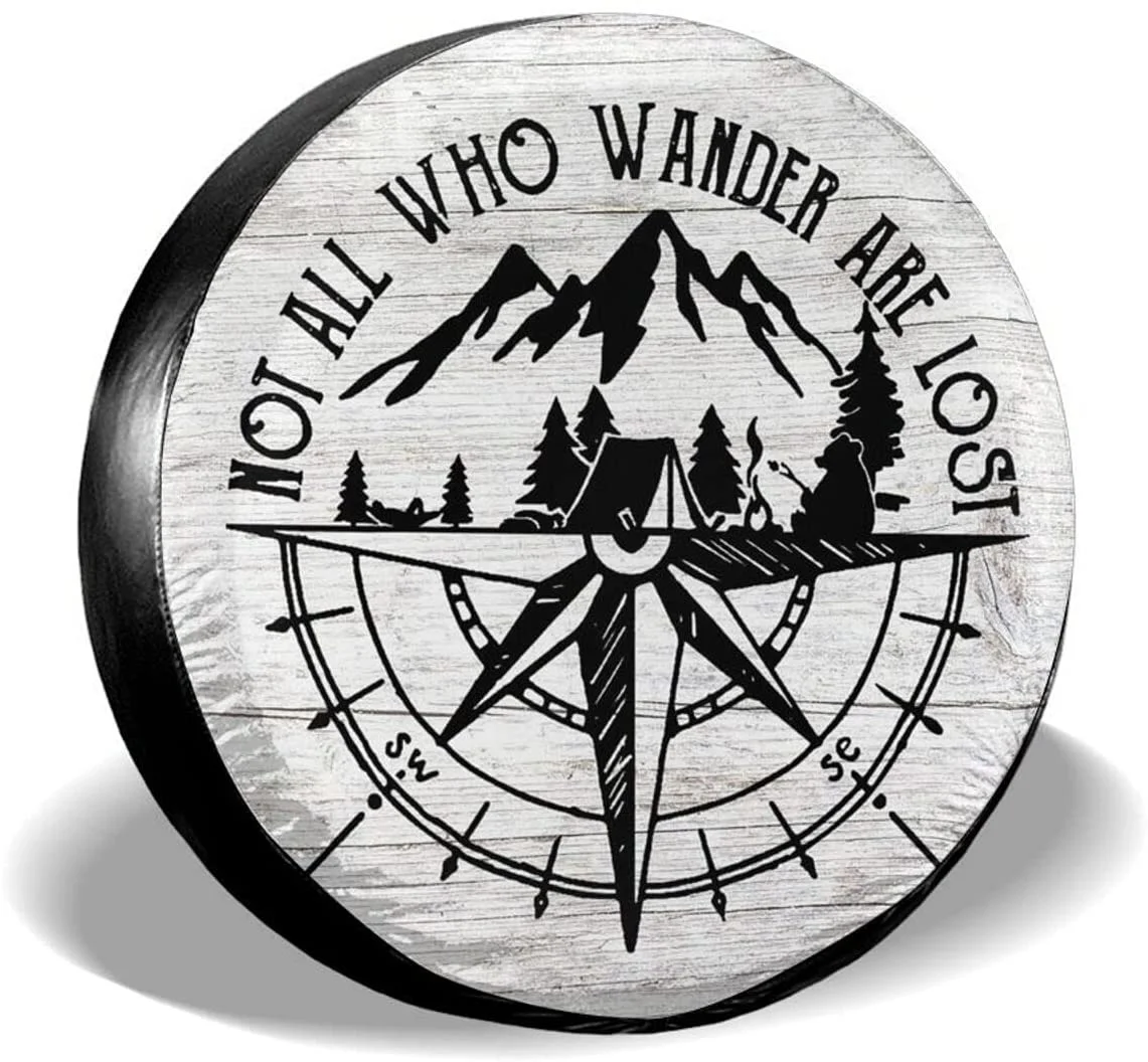 Hitamus Not All Those Who Wander are Lost Spare Tire Cover Universal Wheel Cover Waterproof UV Sun Protectors for Jeep
Hitamus Not All Those Who Wander are Lost Spare Tire Cover Universal Wheel Cover Waterproof UV Sun Protectors for Jeep