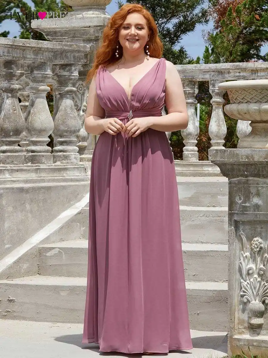 Plus Size Elegant Women's Dresses Long A-LINE O-Neck Three Quarter Sleeve Floor-Length Gown 2022 Ever Pretty of Prom Women Dress
Plus Size Elegant Women's Dresses Long A-LINE O-Neck Three Quarter Sleeve Floor-Length Gown 2022 Ever Pretty of Prom Women Dress