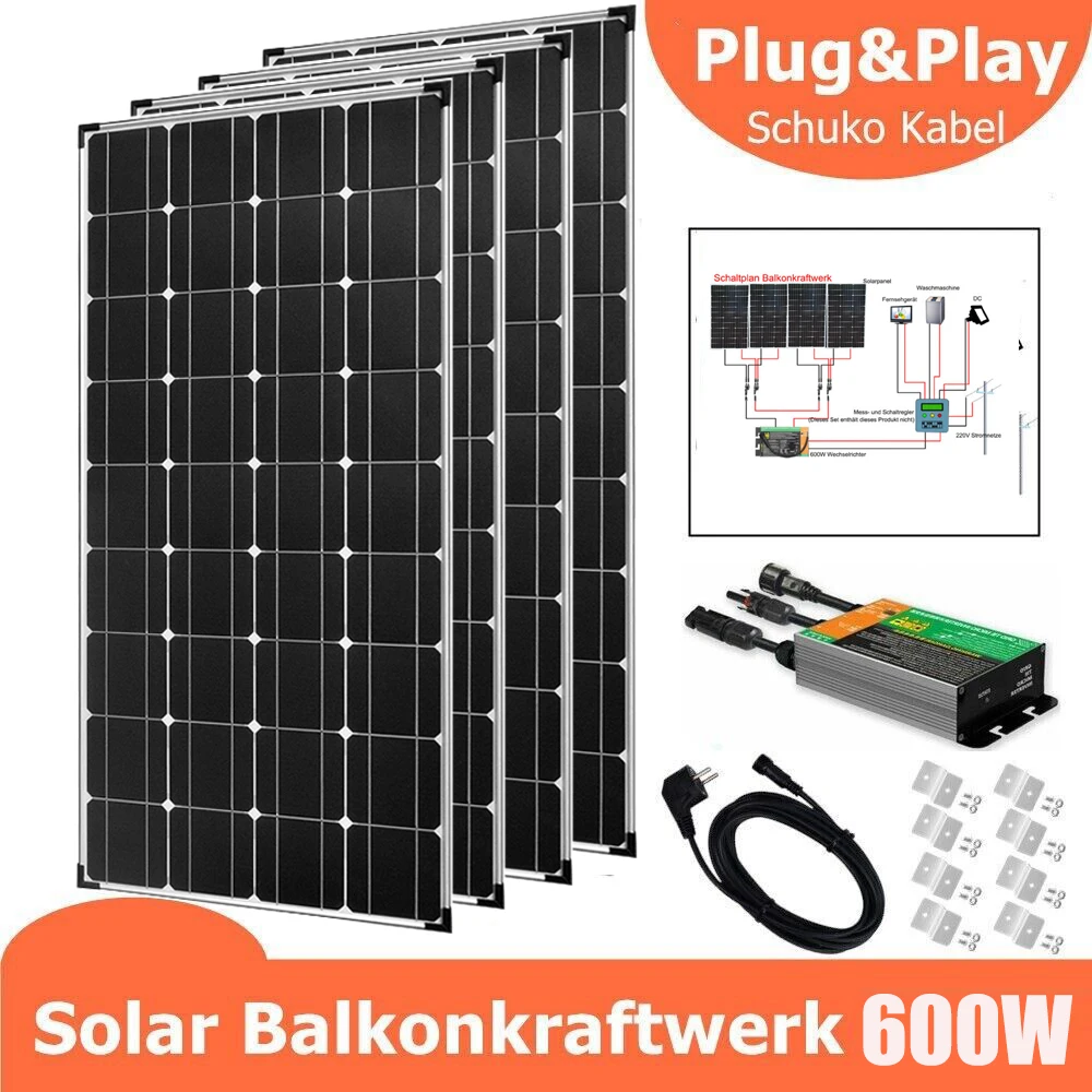 600w Flexible Solar panel kit for balcony 2pcs 150w solar plant photovoltaic module Power station 600w 220V 230v Microinverter
600w Flexible Solar panel kit for balcony 2pcs 150w solar plant photovoltaic module Power station 600w 220V 230v Microinverter