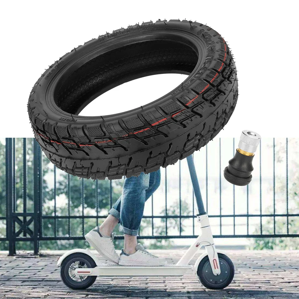 8 1/2*2 Electric Scooter Tire 50/75-6.1 Off-Road Tubeless Tyre With Gas Nozzle For X Iao*Mi M365 E-Scooter Replacement Parts
8 1/2*2 Electric Scooter Tire 50/75-6.1 Off-Road Tubeless Tyre With Gas Nozzle For X Iao*Mi M365 E-Scooter Replacement Parts
