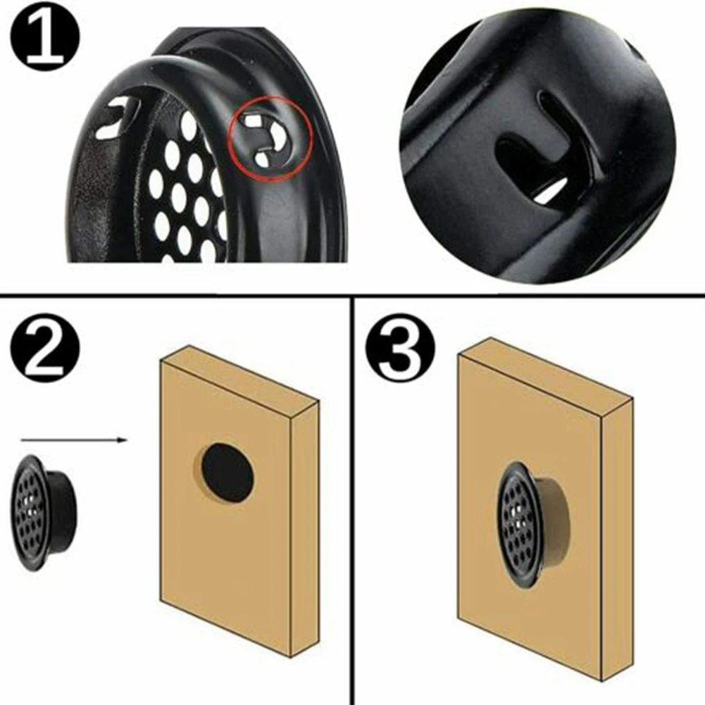 10pcs Round Ventilation Grilles 35mm Air Vent Louver Hole Soffit Mesh Vents Hole Plug Decoration Cover Wardrobe Grille
10pcs Round Ventilation Grilles 35mm Air Vent Louver Hole Soffit Mesh Vents Hole Plug Decoration Cover Wardrobe Grille