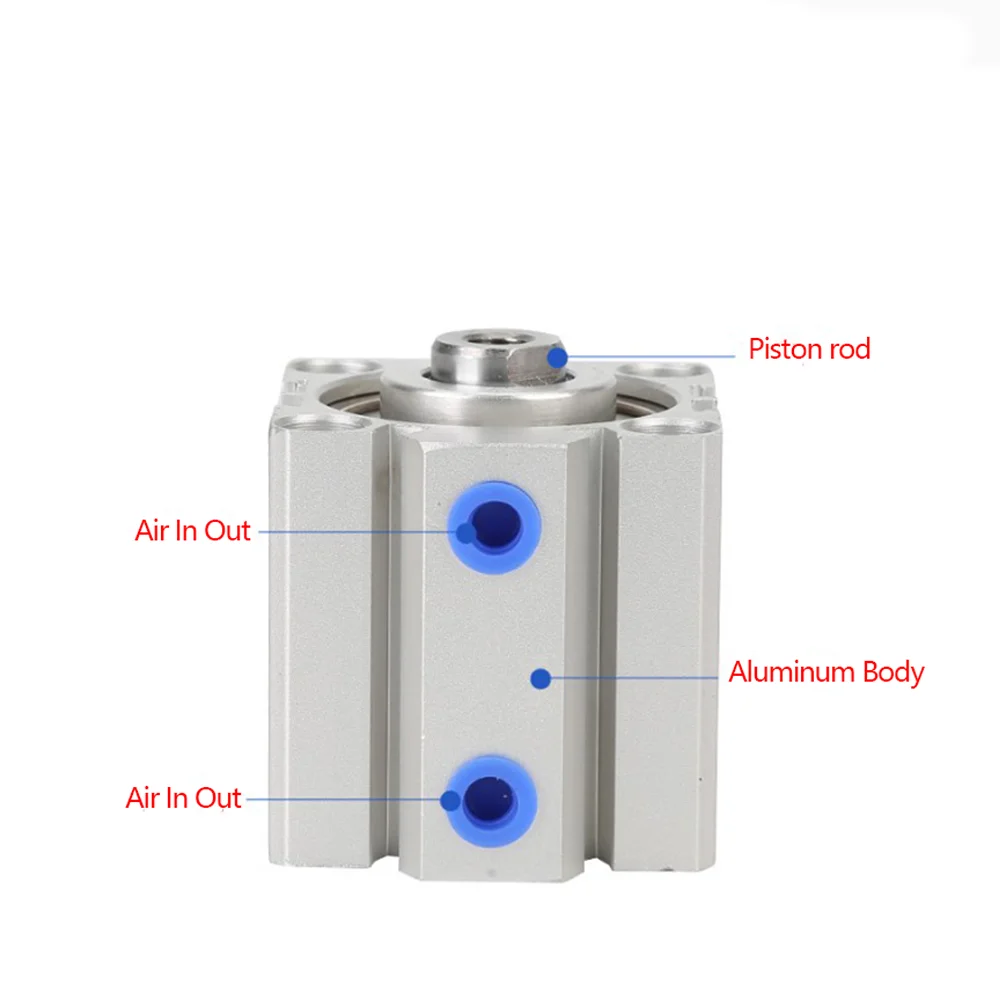Aluminum air cylinder Wholesale SDA50 film air single action cylinder easy to install and maintain with high precision
Aluminum air cylinder Wholesale SDA50 film air single action cylinder easy to install and maintain with high precision
