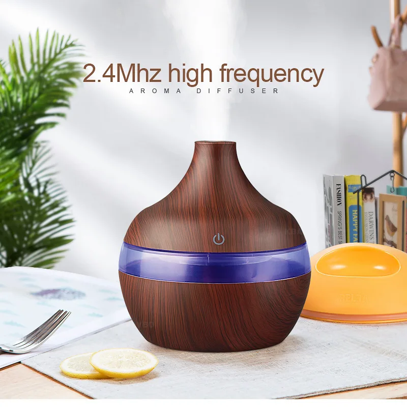 300ML USB Air Humidifier Portable Electric Aroma Diffuser Mist Wood Grain Oil Aromatherapy Mini 7 LED Light For Car Home Office
300ML USB Air Humidifier Portable Electric Aroma Diffuser Mist Wood Grain Oil Aromatherapy Mini 7 LED Light For Car Home Office