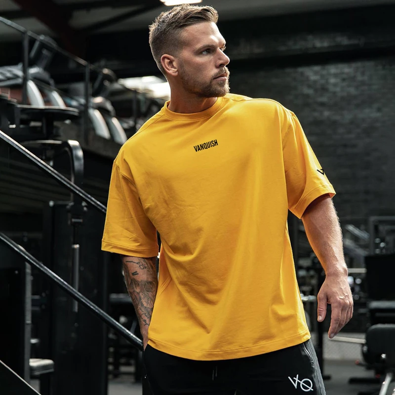 Hip Hop Oversize M-3XL Men Loose Fitness T Shirt Fashion Gym Running T-shirts Summer Gym Short Sleeve Cotton Casual Tees Tops
Hip Hop Oversize M-3XL Men Loose Fitness T Shirt Fashion Gym Running T-shirts Summer Gym Short Sleeve Cotton Casual Tees Tops