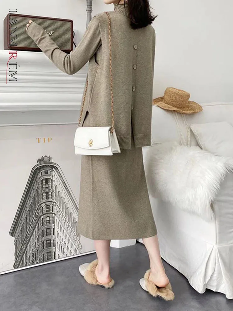 LANMREM 3 Pieces Knitted Set For Women Split Pullover Top With Vest And Skirts Female Elegant Clothing 2022 Autumn Winter 2R4558
LANMREM 3 Pieces Knitted Set For Women Split Pullover Top With Vest And Skirts Female Elegant Clothing 2022 Autumn Winter 2R4558