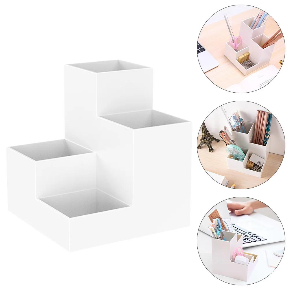 Holder 4 Compartments Pen Cup Desk Stationery Organizer Square Storage Box for Home School Office ( White )
Holder 4 Compartments Pen Cup Desk Stationery Organizer Square Storage Box for Home School Office ( White )