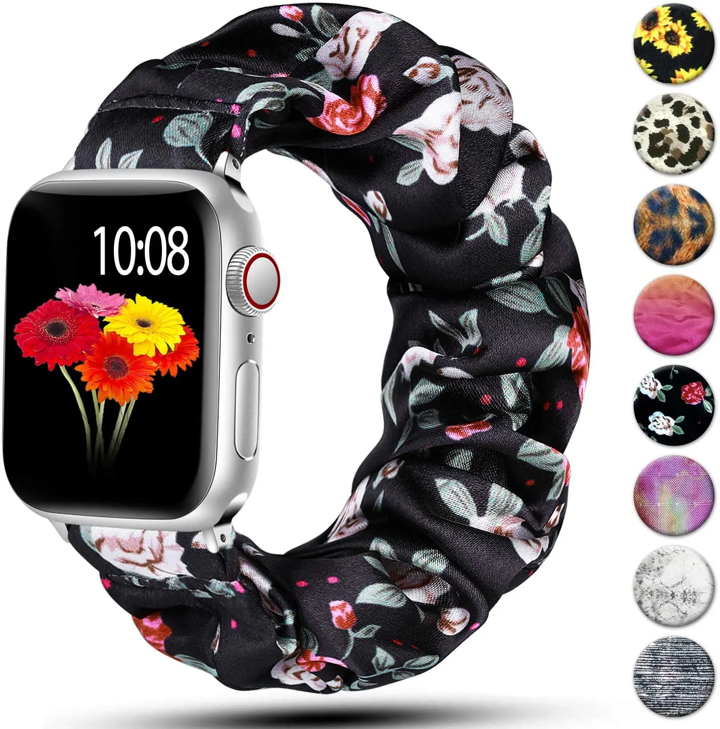 Scrunchie Strap for Apple watch band 40mm 44mm 41mm 45mm 42mm 38mm Elastic Nylon Solo Loop bracelet iWatch serie 3 4 5 6 se 7
Scrunchie Strap for Apple watch band 40mm 44mm 41mm 45mm 42mm 38mm Elastic Nylon Solo Loop bracelet iWatch serie 3 4 5 6 se 7