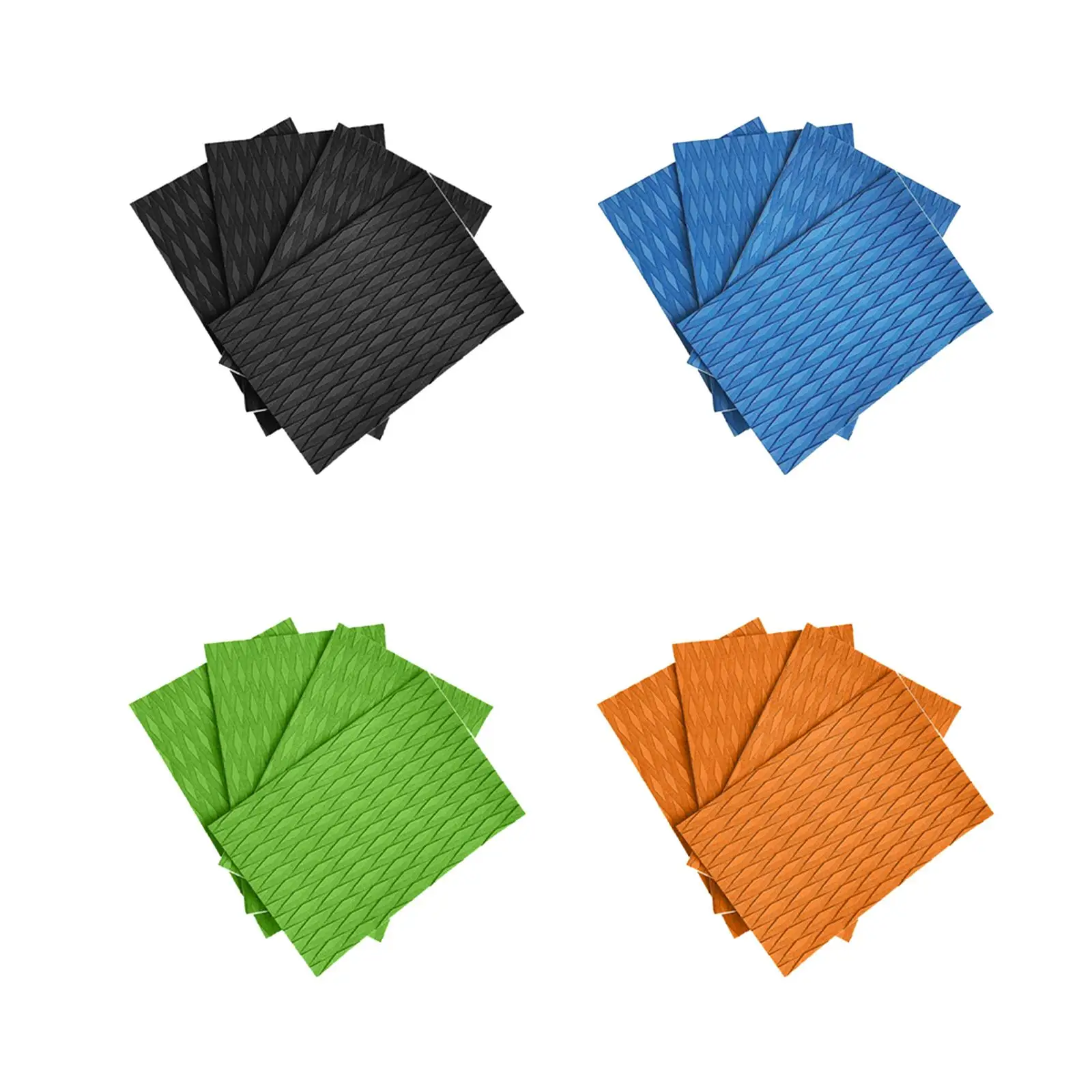 4 Pieces Deck Grip Mats Anti Slip Surfboard Traction Pads Deck Tail Pad EVA Foam Sheet for Kayak Swimming Pool Step Longboard
4 Pieces Deck Grip Mats Anti Slip Surfboard Traction Pads Deck Tail Pad EVA Foam Sheet for Kayak Swimming Pool Step Longboard