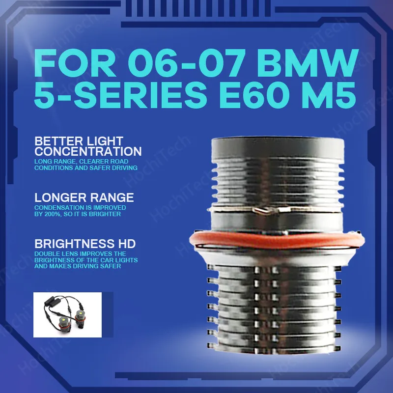 For BMW 5 series E60 M5 2006 2007 6000K White 2000LM High Power 16 LED IP65 6000K LED angel eyes light
For BMW 5 series E60 M5 2006 2007 6000K White 2000LM High Power 16 LED IP65 6000K LED angel eyes light
